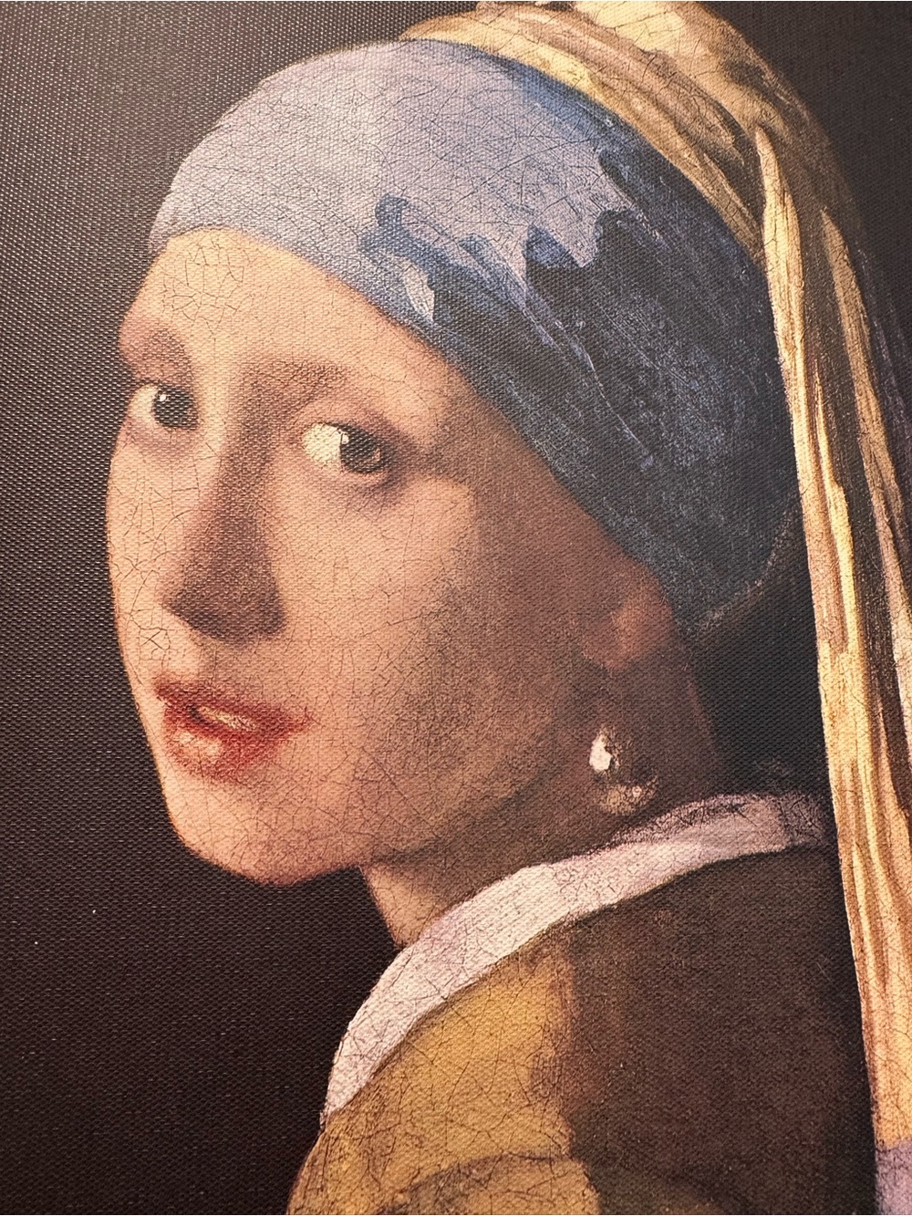 16x20 Girl with Pearl Earring by Johannes Vermeer's - Picture 9 of 14
